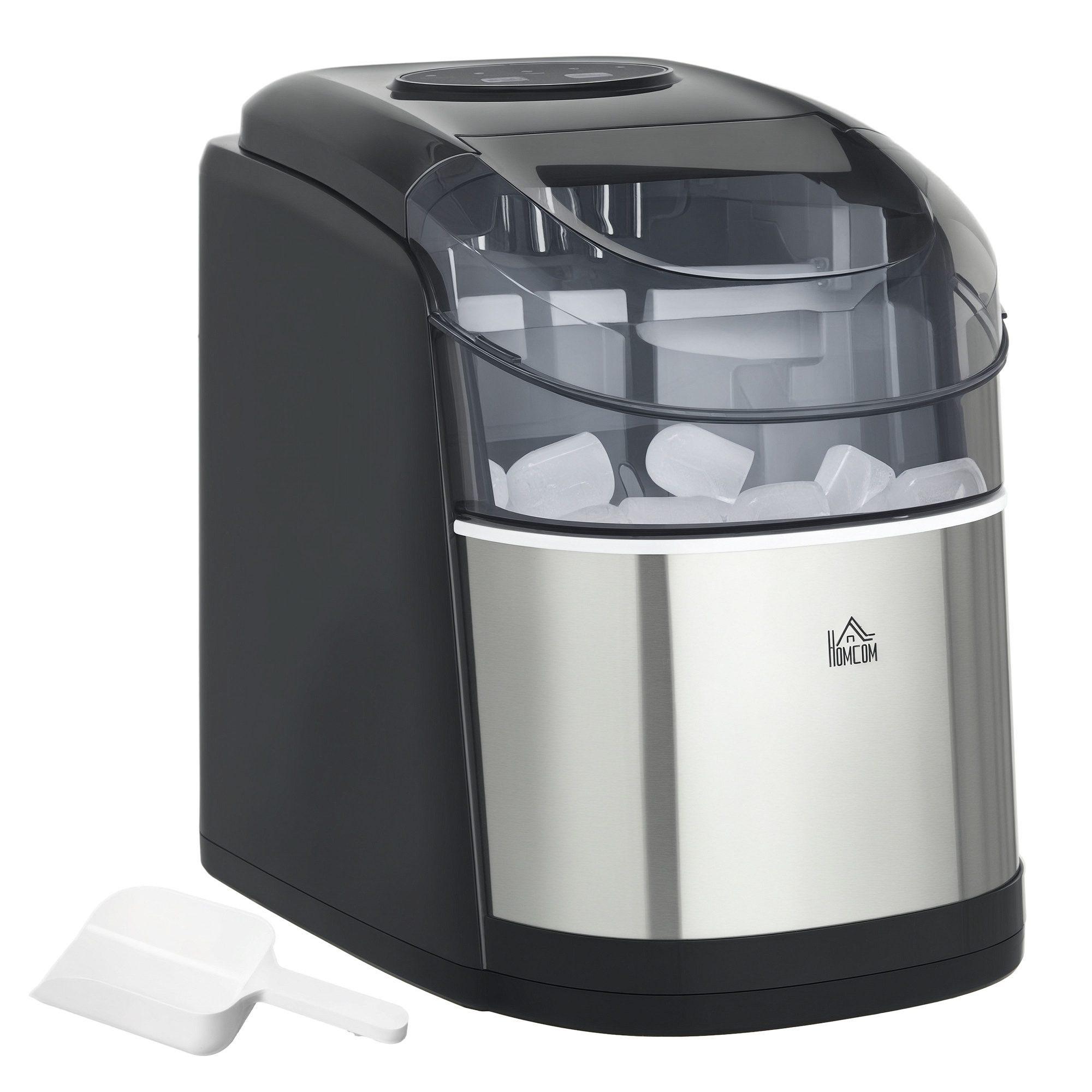 Eiswürfelmaschine Ice Maker, 12kg/Tag, 9 Stück/ 6-12Minuten, 1,8L Eiswürfelbereiter