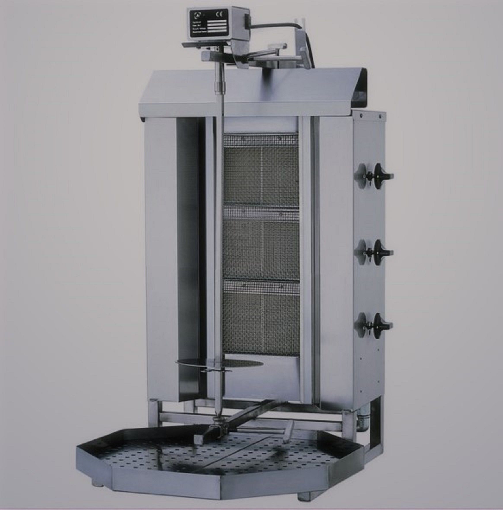 Dönergrill Dönergrill / Gyrosgrill 3 Brenner Motor oben