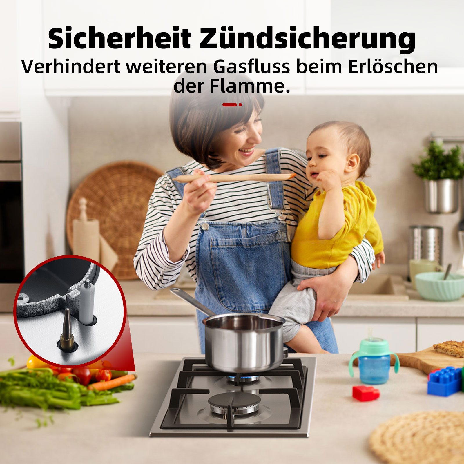 Gas-Kochfeld GH30SF