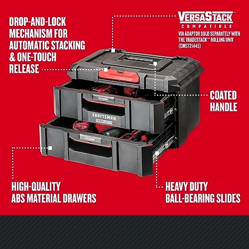 CRAFTSMAN TRADESTACK CMST21404   Cassetta portautensili, organizer per cassetti : Amazon.it: Fai da te