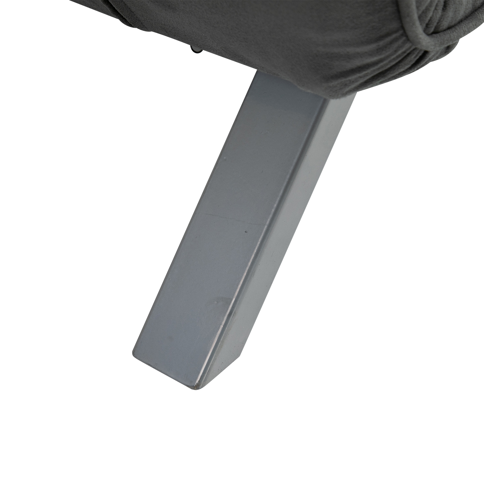 tweezits bedbank met armleuningen, 3-in-1 slaapbank, logeerbed, opvouwbare matras, opklapbed, chaise longue, multifunctioneel, imitatie-su��de grijs 105 x 80 x 78 cm