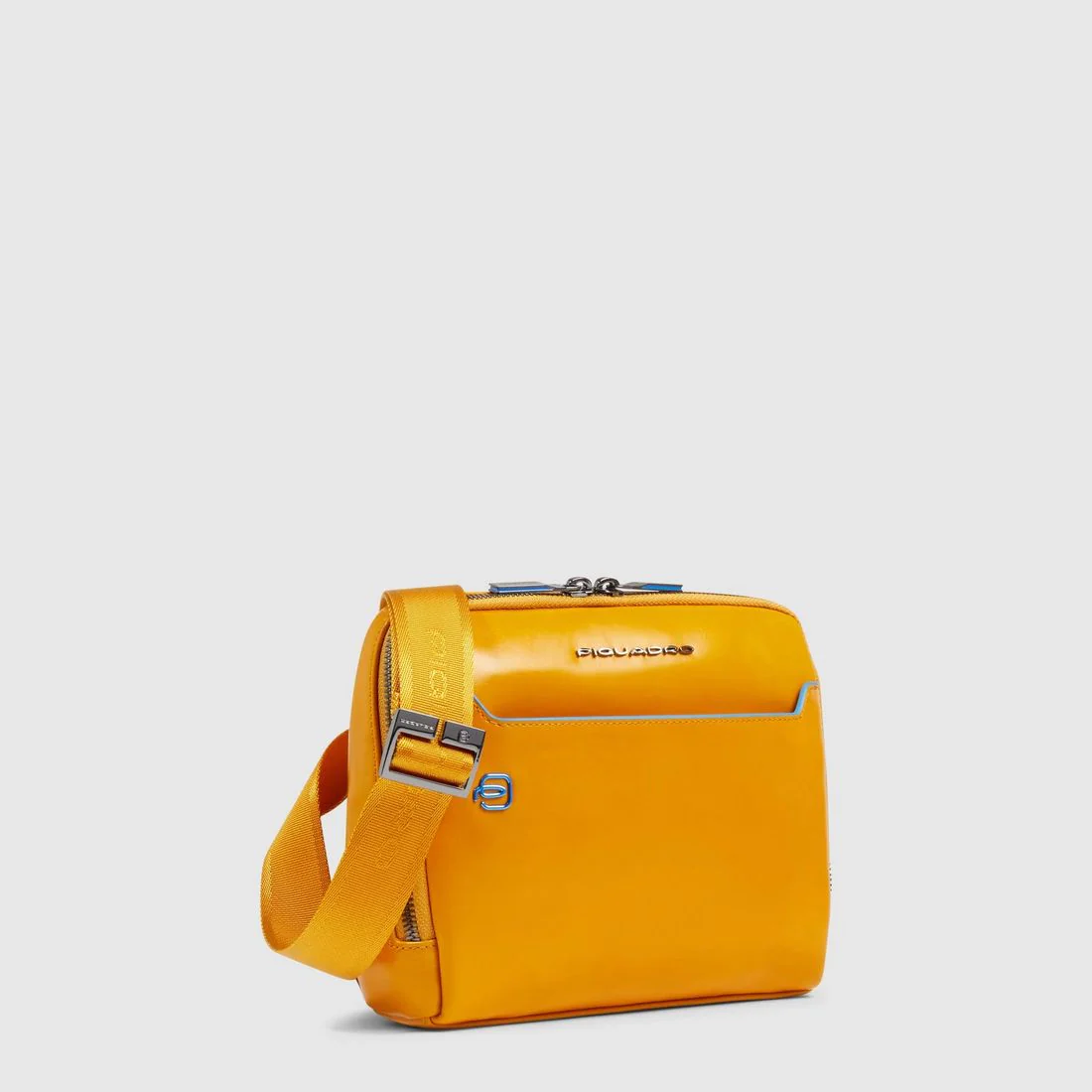 Borsello Piquadro in pelle con protezione RFID gialla CA6899B2-G