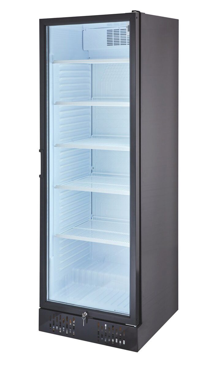 Getränkekühlschrank Getränkekühlschrank 382, Glastür, LED