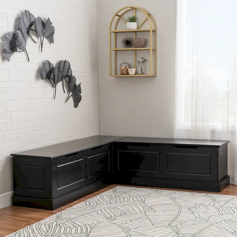 Josie L-shaped Backless Breakfast Nook Bench