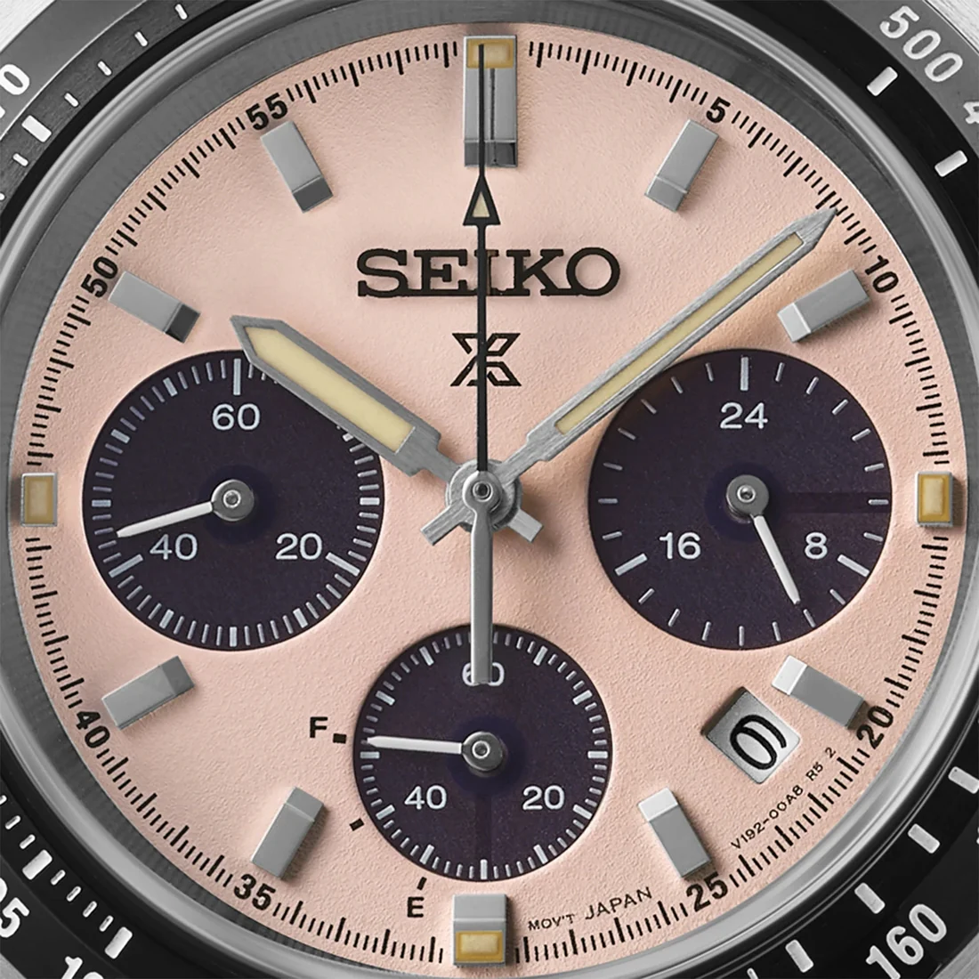 Orologio Seiko Prospex SSC963P1 crono rosa indici vintage