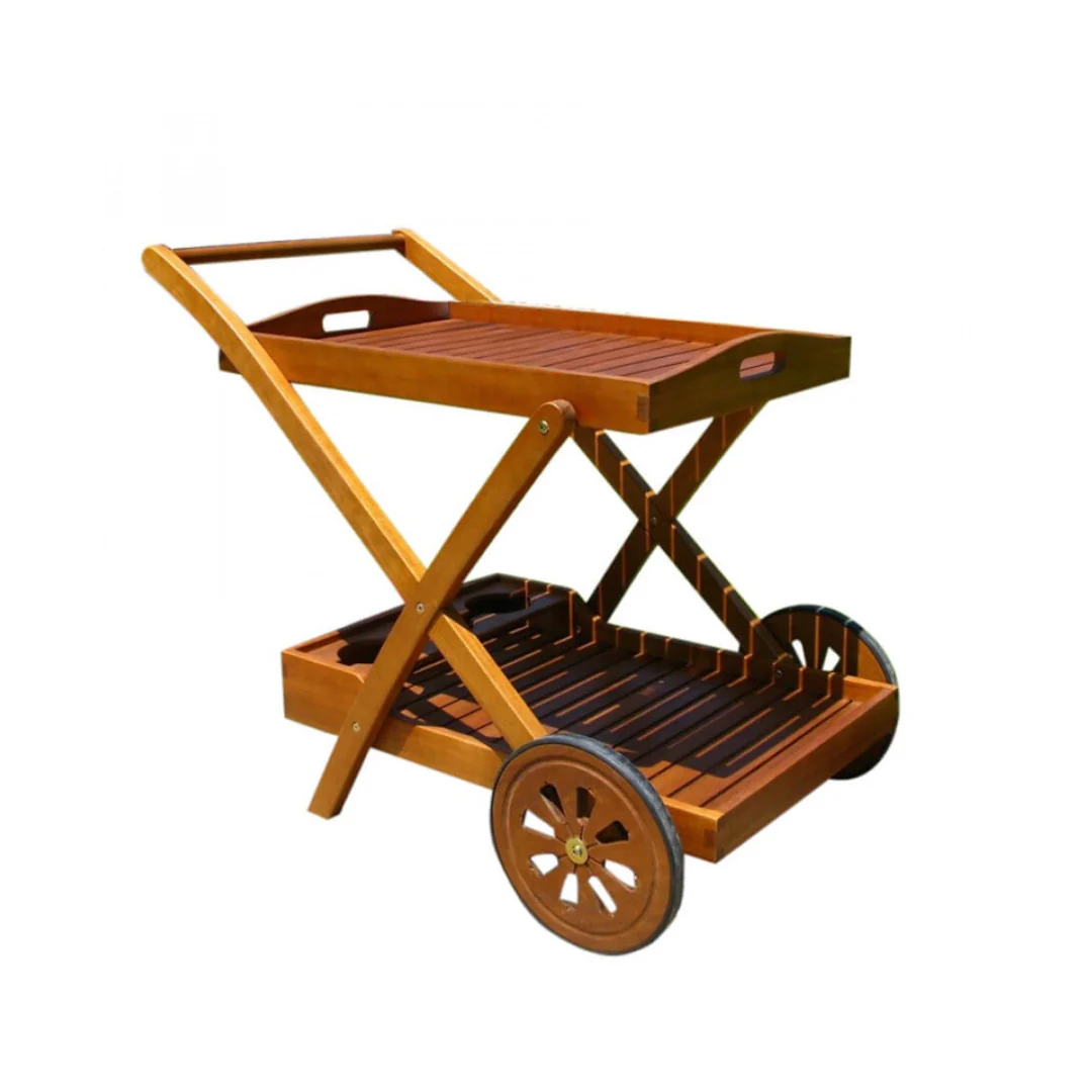 Carrello bar in legno