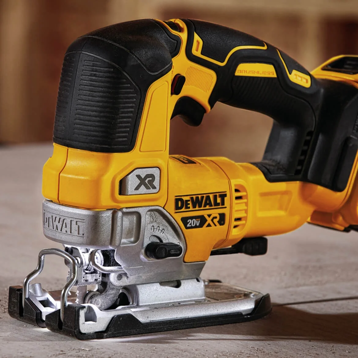 DEWALT 20V MAX XR Cordless Jig Saw DCS334B, 3,200 Blade Speed, Brushless Motor, LED Light (Bare Tool Only)