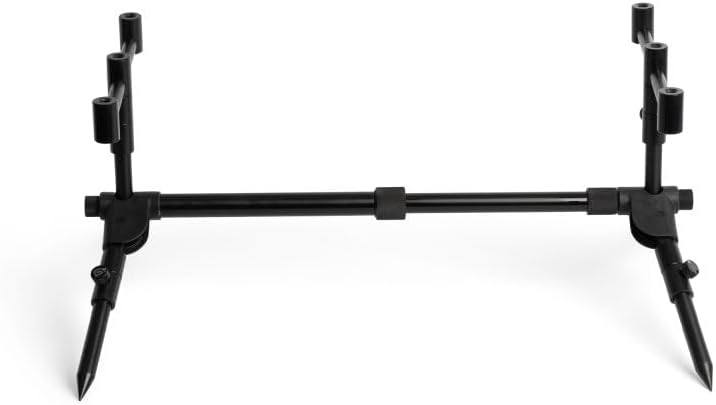 Trakker Quicklock Pod Kit | Schnelle Einrichtung Karpfenangeln Rod Pod | Robustes, stilvolles schwarzes mattes Aluminium | Präzise CAD-Konstruktion | Anti-Verdrehung zentrales TPS-System | Inklusive