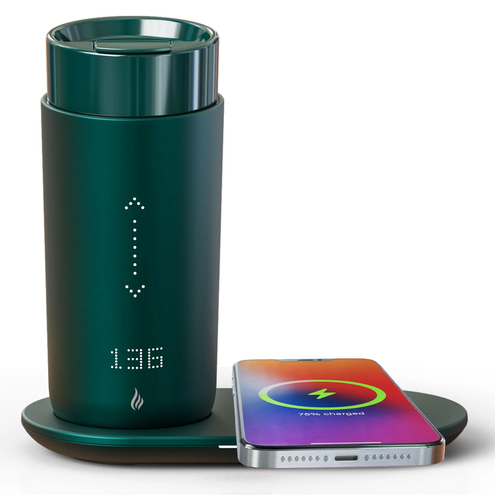 Temperature Control Heated Coffee Mug Smart Self Heating Travel Mug 12 Oz