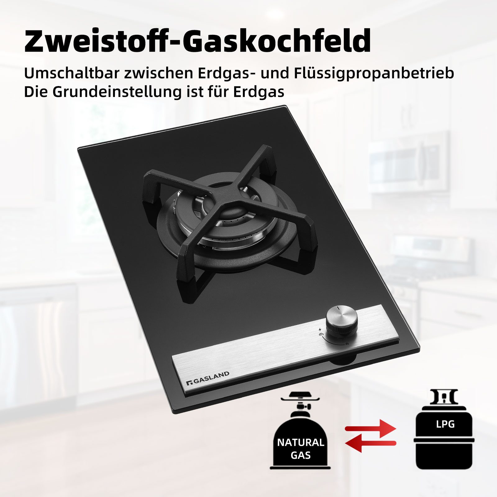 Gas-Kochfeld GH12BF
