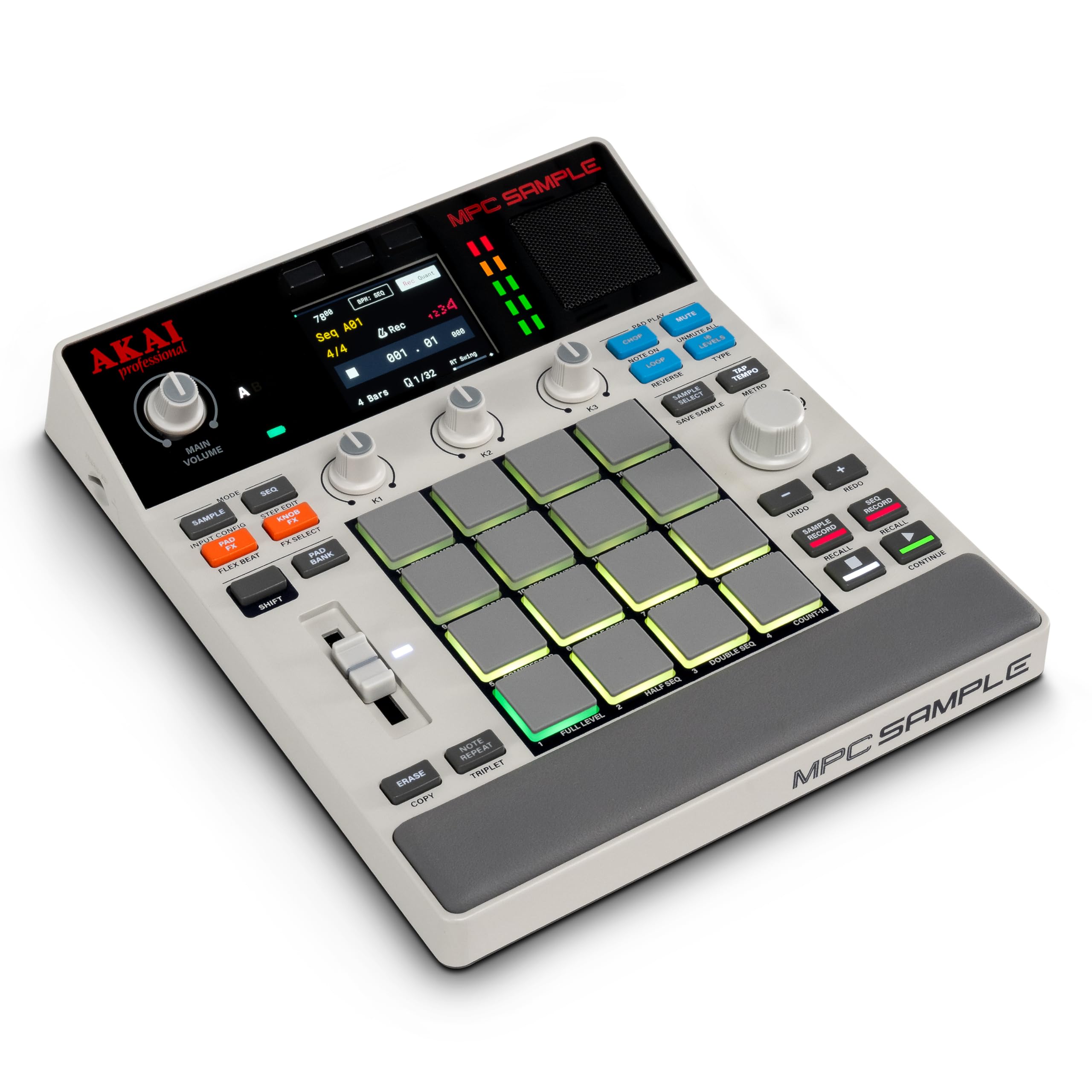 Akai Professional MPC Sample tragbarer Sampler für mobile Musikproduktion Beatmaking Sampling Live Performance