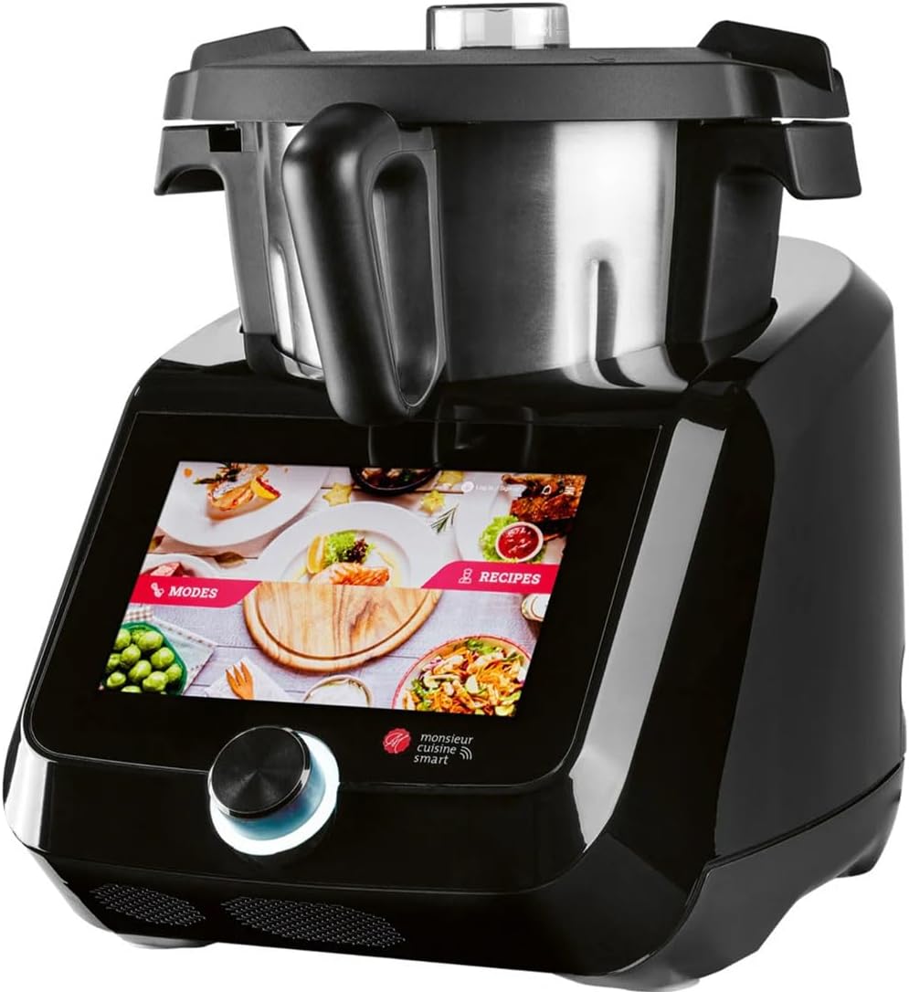 SILVERCREST® Monsieur Cuisine Smart Black Edition Skms 1200 B1 - Robot da cucina, 1200 W, colore: nero