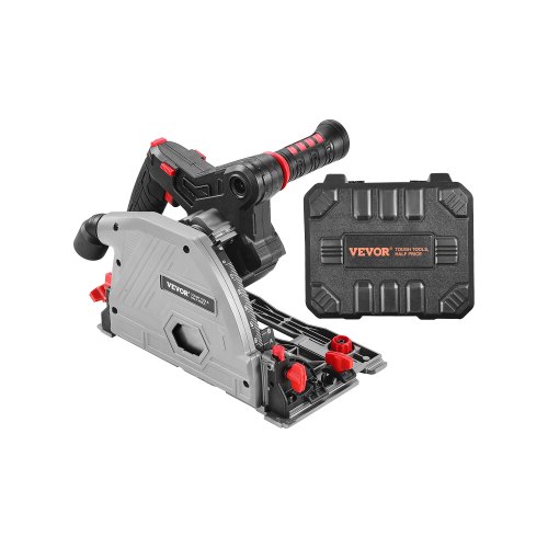 VEVOR Akku-Tauchsäge 139,5mm Handkreissäge Tauchkreissäge 5500U/min nur Werkzeug