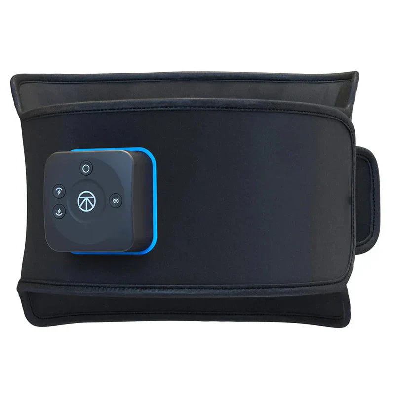 RecoveryTherm Back - Hot Vibration Back and Core Wrap for Athletes - Advanced Hot Vibration for Pain Relief Wrap with Cryothermal Technology - One Size Fits All