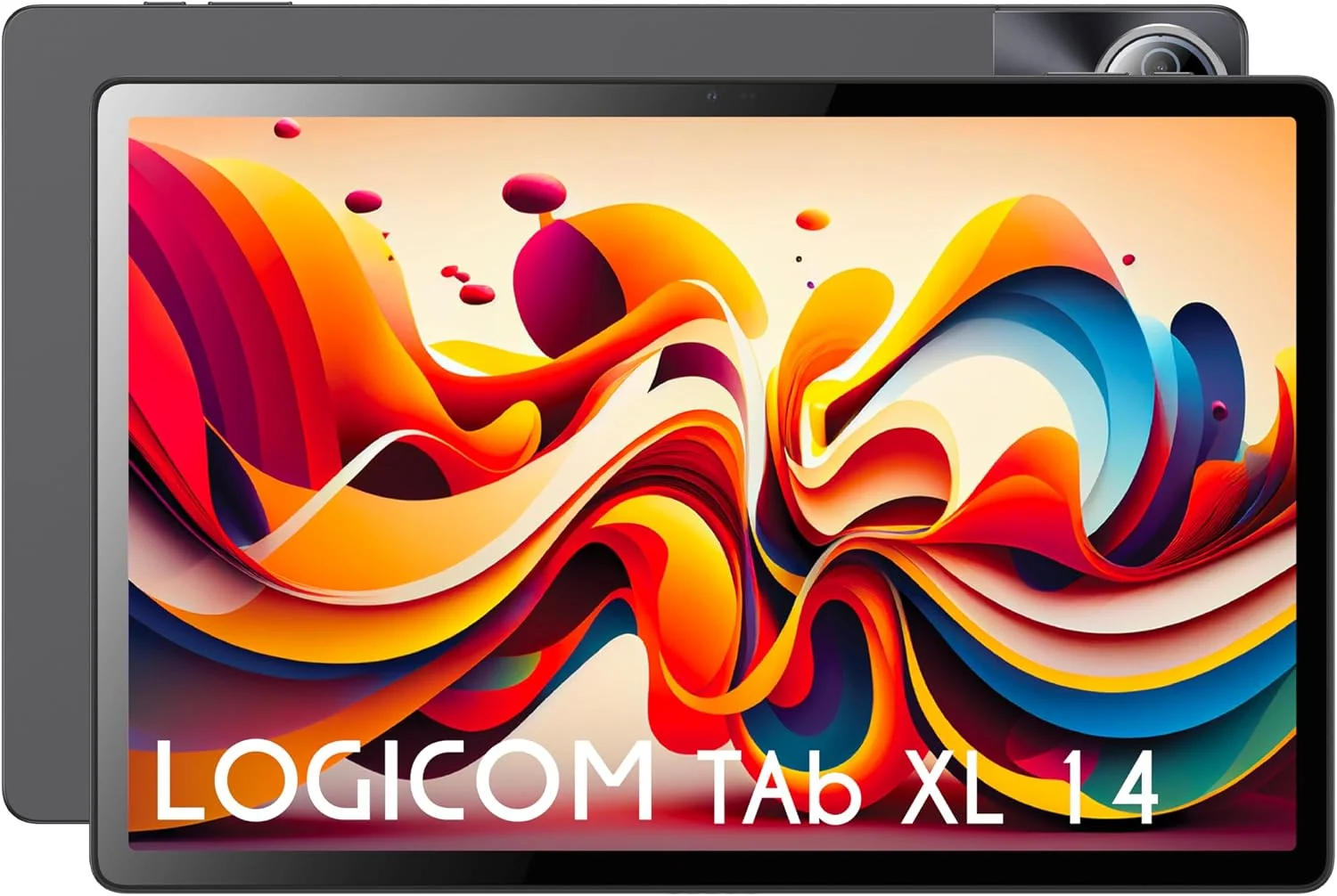 LOGICOM Tablet, 14 Zoll, Weiß, Tab XXL 14, Android 15, Octa-Core 1, 6 GHz, 128 GB