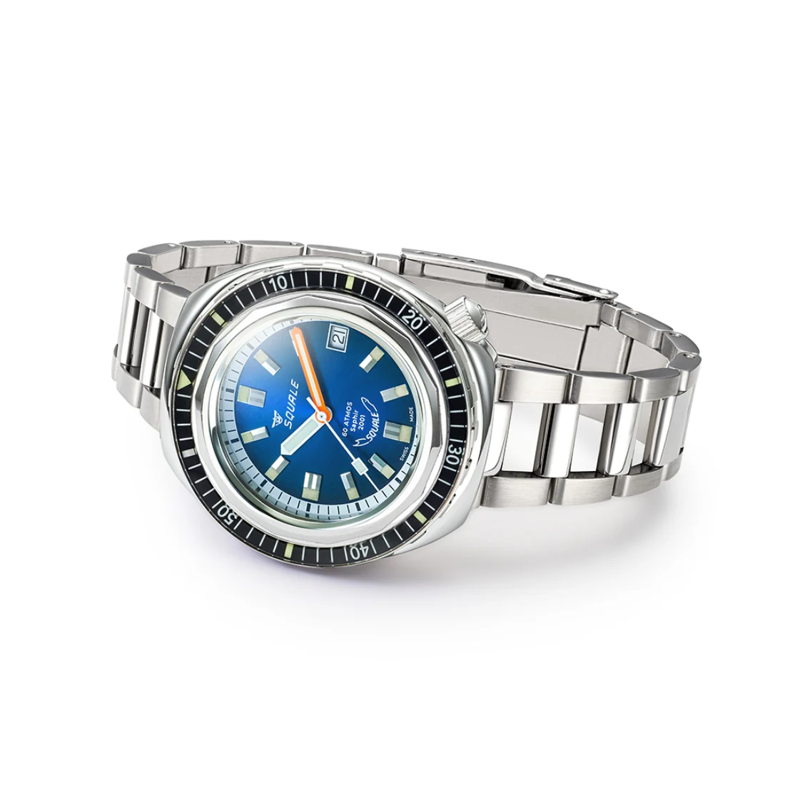 Orologio Squale 2001 quadrante blu subacqueo 600mt 2001BKBL.AC
