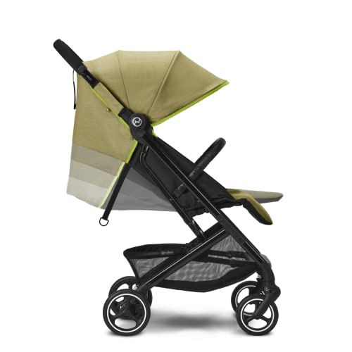 CYBEX Gold Passeggino Beezy con Cintura One Pull, Per Bambini dalla Nascita Fino a 4 Anni (Max. 22 kg), Compatto e Ergonomico, Nature Green (Verde) : Prima infanzia