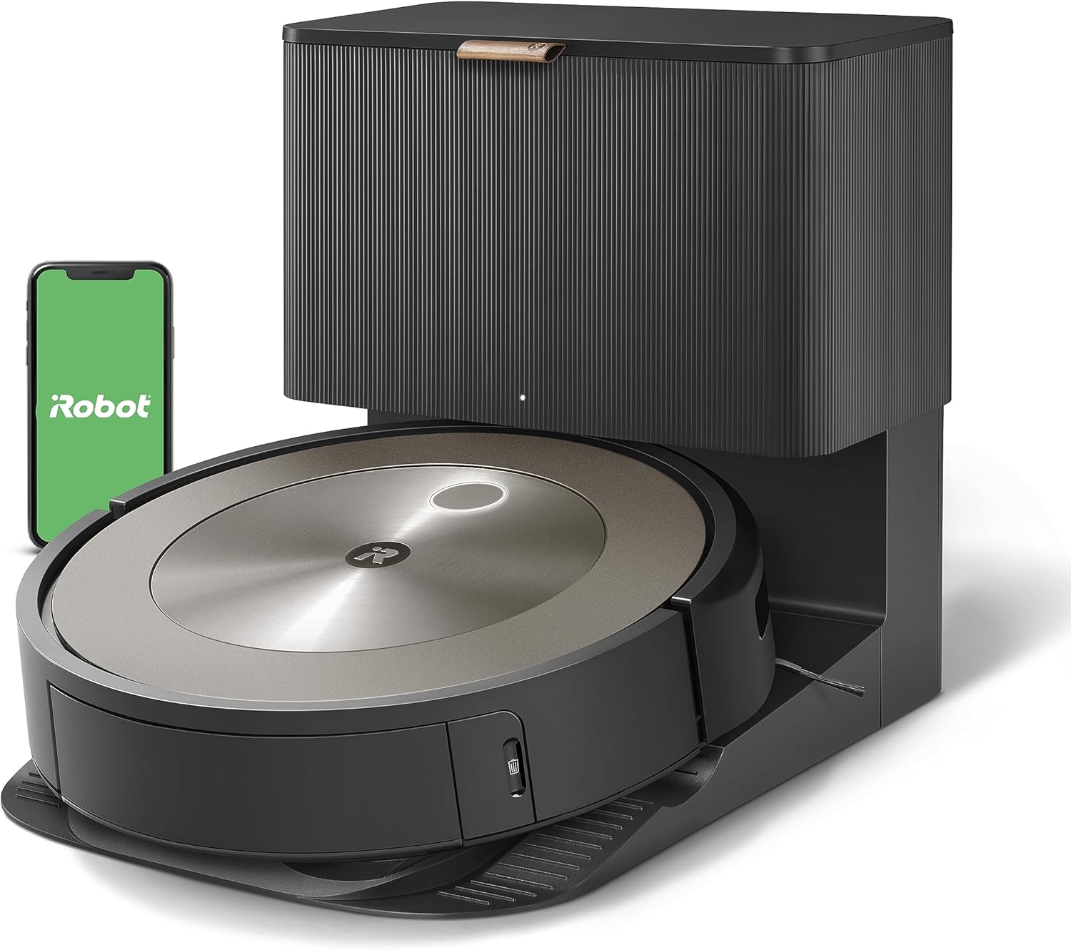 iRobot Roomba j9+ Self-Emptying Robot Vacuum – Powerful Suction, Identifies and Avoids Obstacles Like pet Waste, Self-Empties for 60 Days, Best for Homes with Pets, Smart Mapping, Works with Alexa​