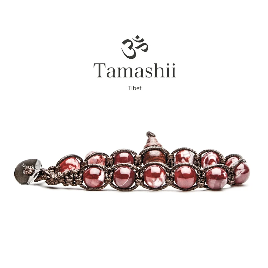Bracciale Tamashii BHS900-213 in agata rosso scuro