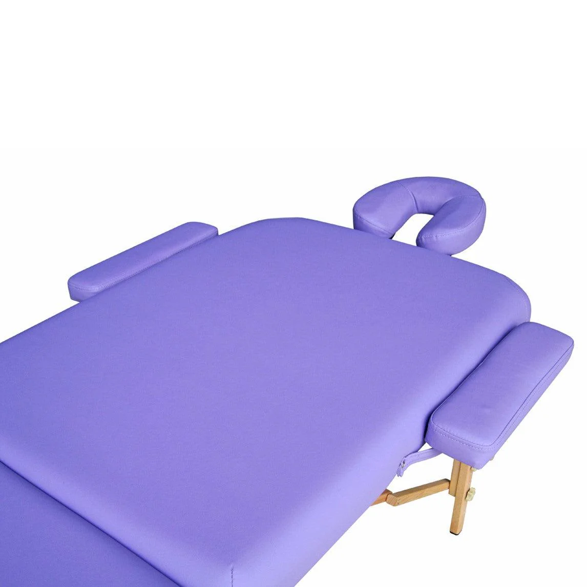 Lettino Massaggi Pieghevole in Legno ERIS – Rivestimento in Similpelle, Altezza Regolabile, Confortevole e Professionale