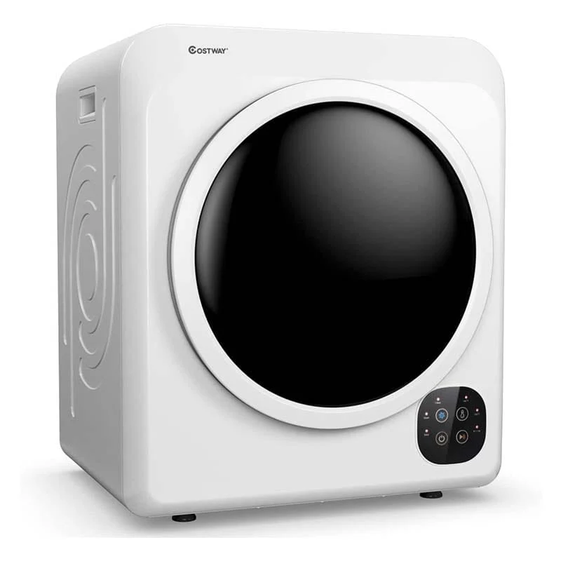 132 Lbs Portable Dryer For Apartments 1700W Front Load Tumble Dryer Compact Clothes Dryer Machine