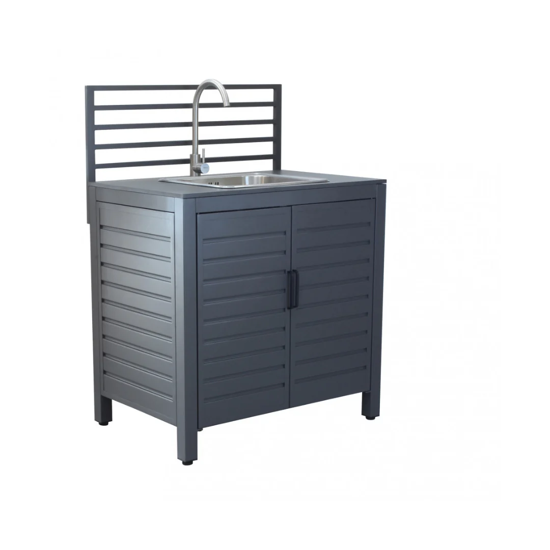 Modulo con lavandino per cucina da giardino
