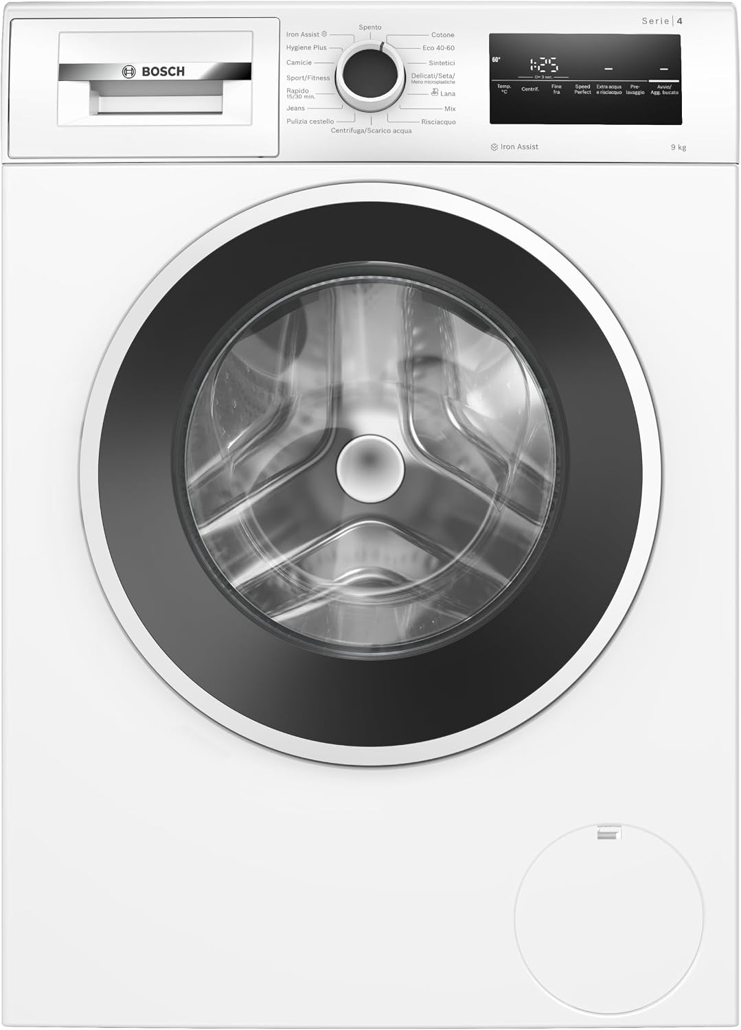 Bosch WAN28219IT Serie 4 Lavatrice 9kg 1400 giri/min Bianco Classe A