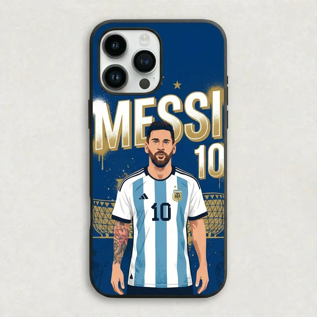 Messi - Graffiti Phone Case