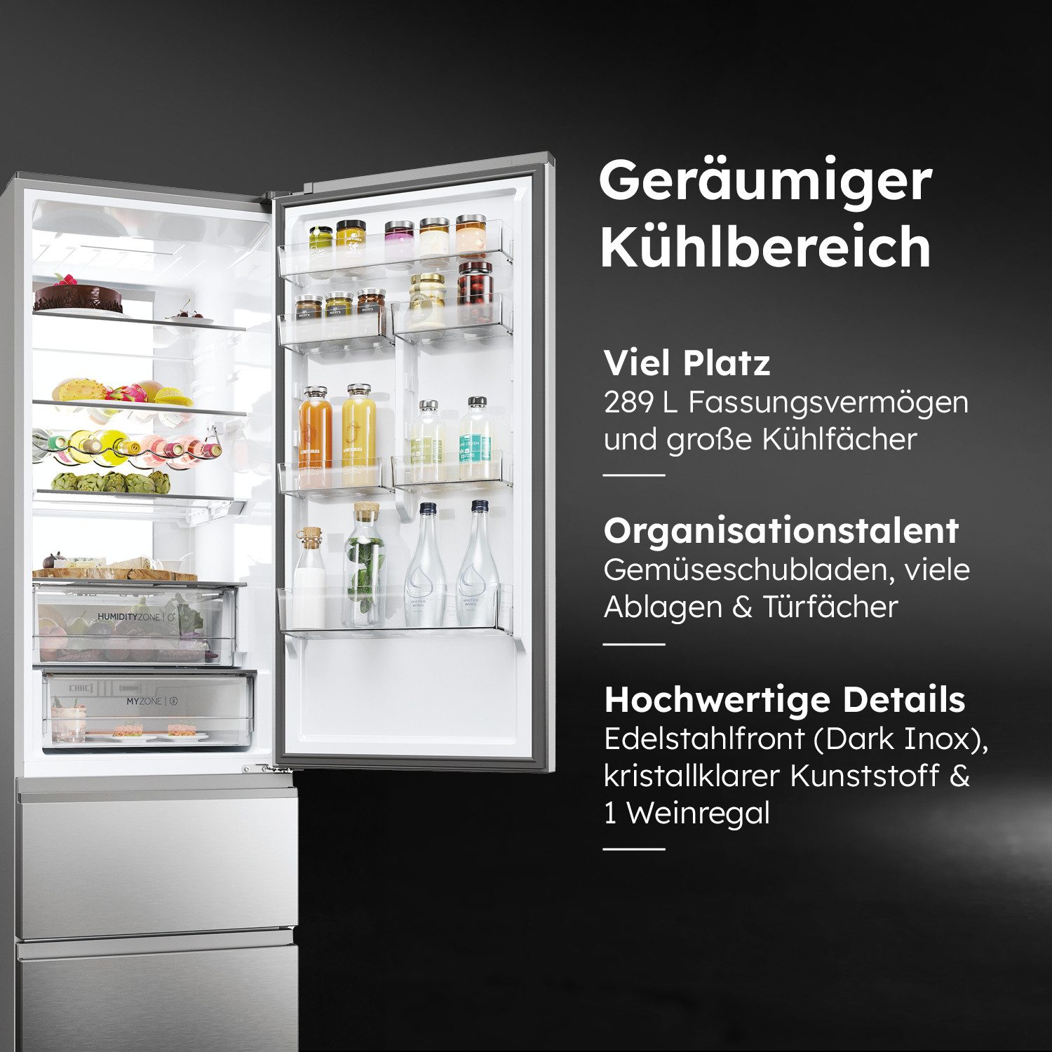 Kühl-/Gefrierkombination 3D 60 Series 7 HTW7620ANMG