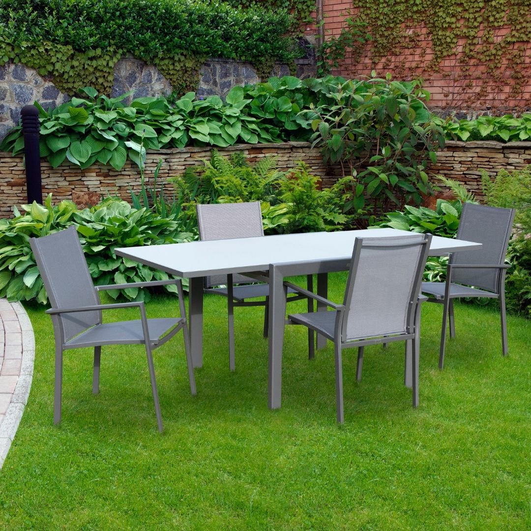 Riga - Set da pranzo da giardino 4-6 posti