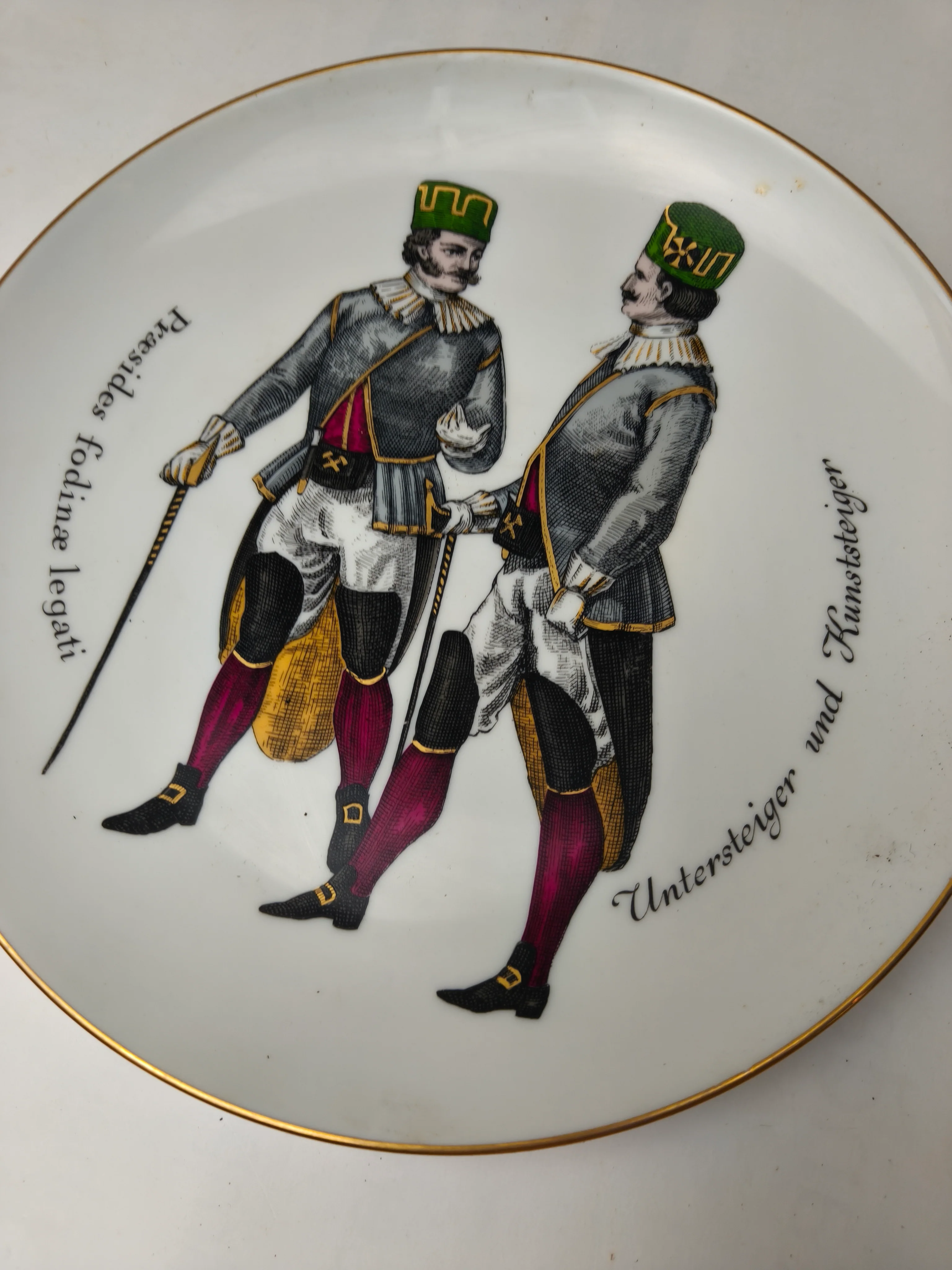 Conmemorative Military Porcelain Plate. Germany.