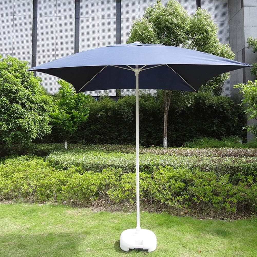 Quadratischer Terrassen-Gartentischschirm, perfekt für den Garten im Freien, den Markt für kommerzielle Veranstaltungen am Strand, am Pool, 6,6 Fuß / 200 cm