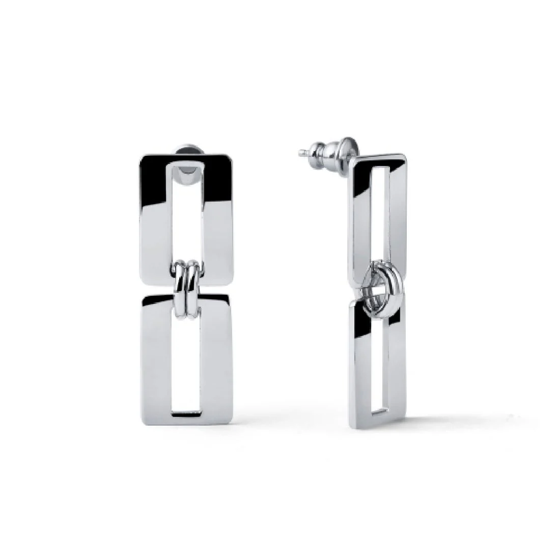 Orecchini pendenti Unoaerre a maglie piatte 2660