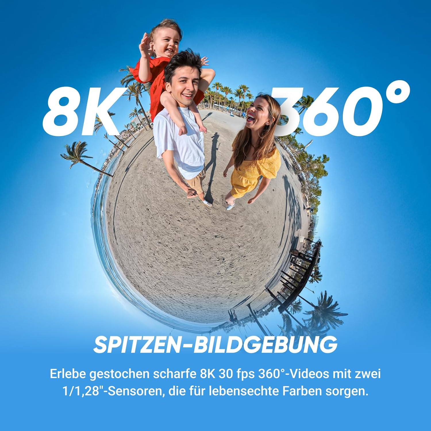 X5 Must-Have-Bundle - wasserdichte 8K 360°-Kamera, Führend bei wenig Licht, Unsichtbarer Selfie-Stick-Effekt, robuste & auswechselbare Linsen, 3 h Akku