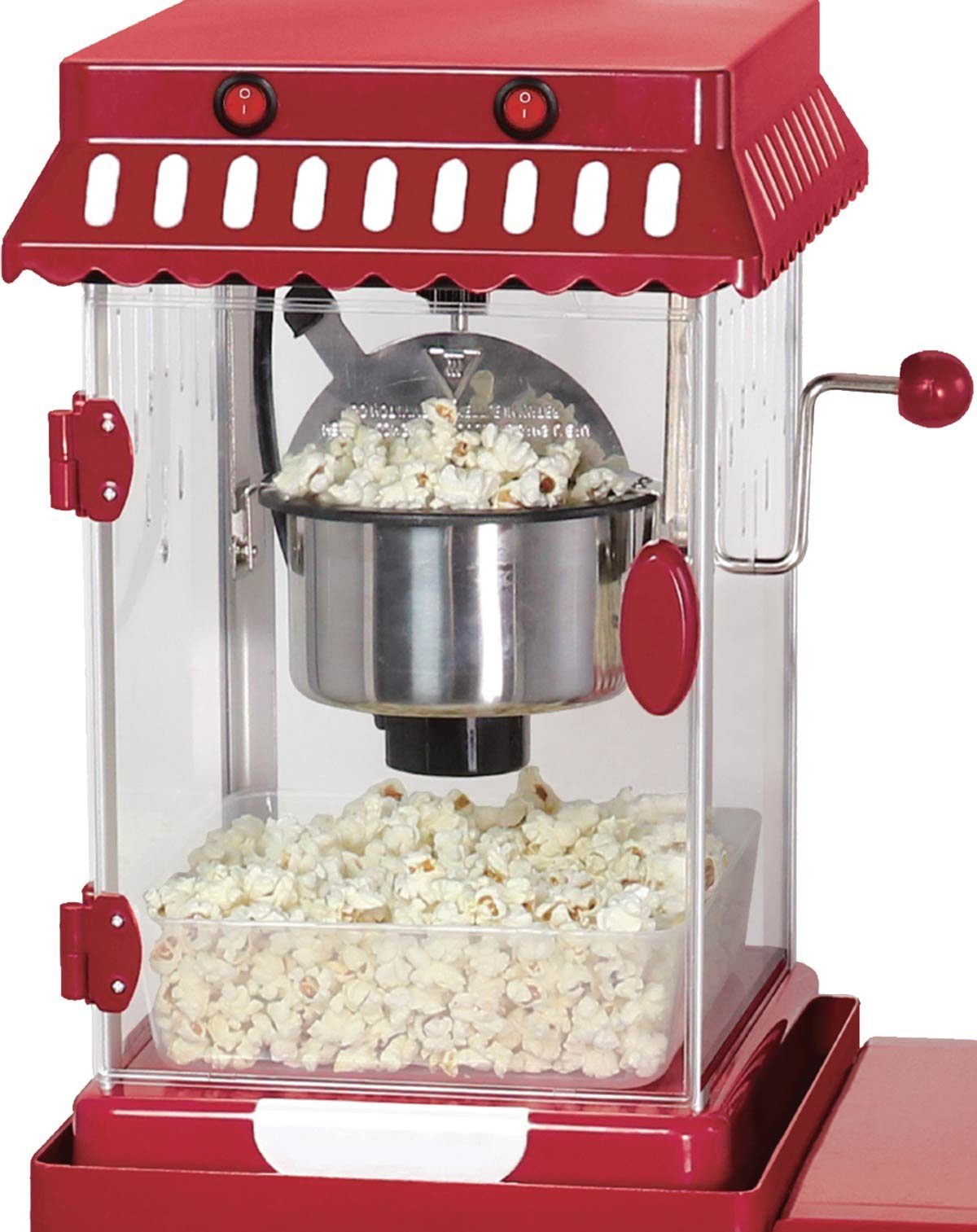 Popcornmaschine 80001270 XXL Retro Popcorn-Maker, Popcorn-Maschine-Wagen