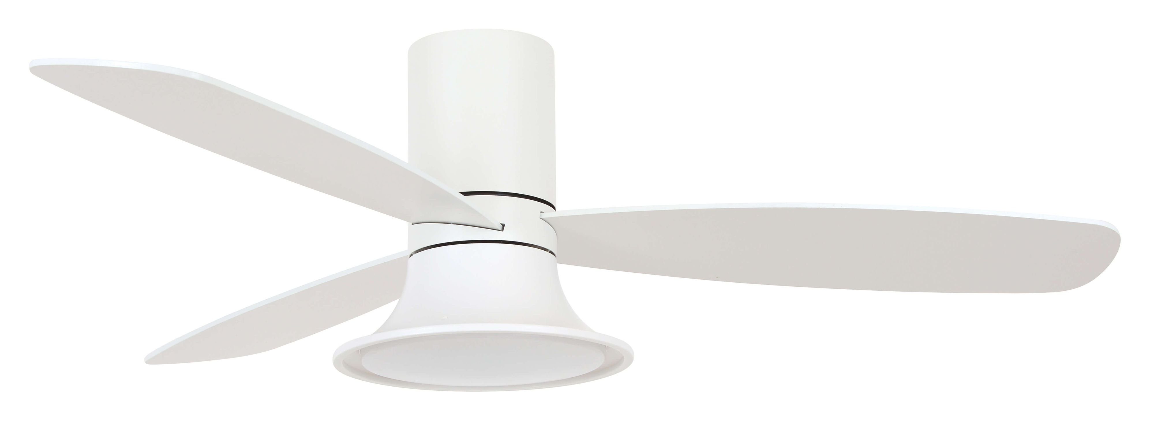 Deckenventilator DC Deckenventilator Flusso Weiß mit LED