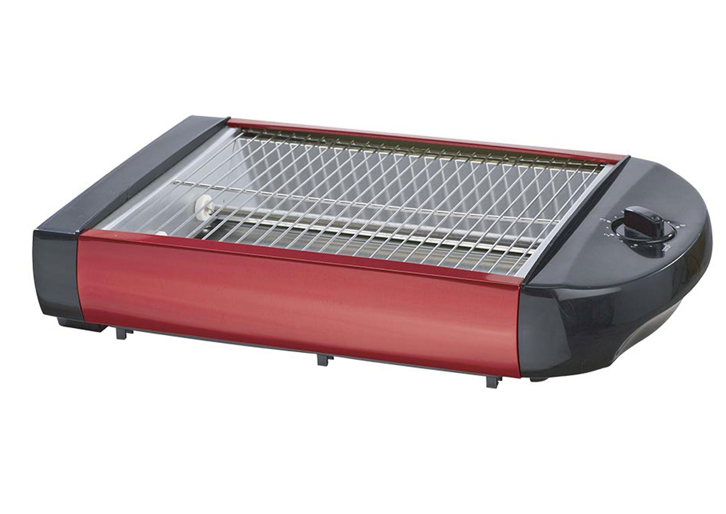 Toaster 80001211 Flach-Toaster Brötchen-Röster, rot
