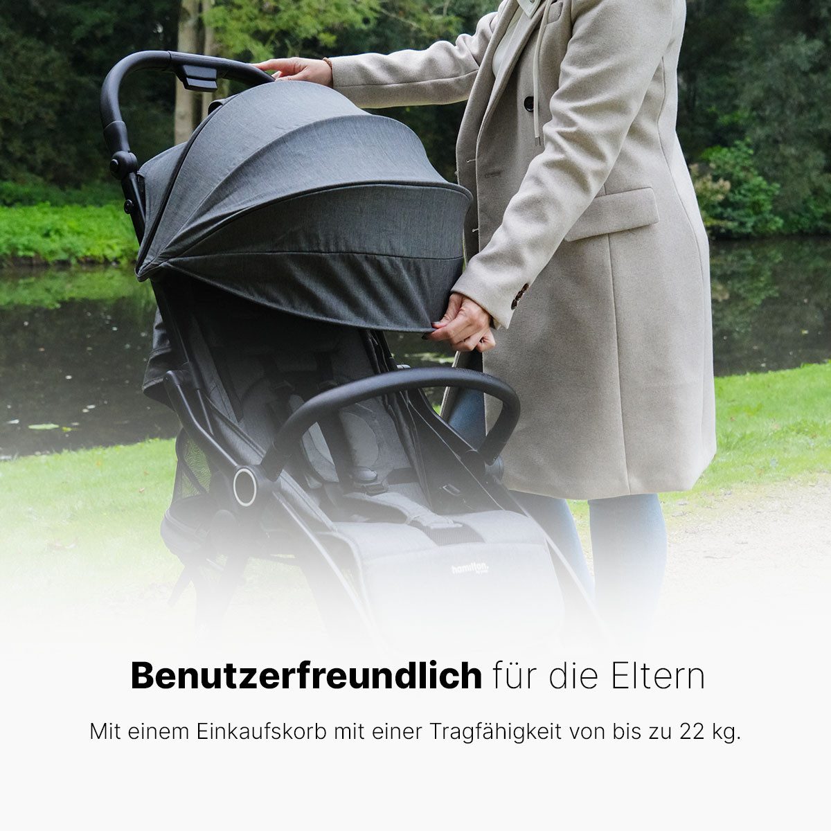 Kombi-Kinderwagen XL Kinderwagen – Premium Buggy mit MagicFold™ - Leicht und wendig