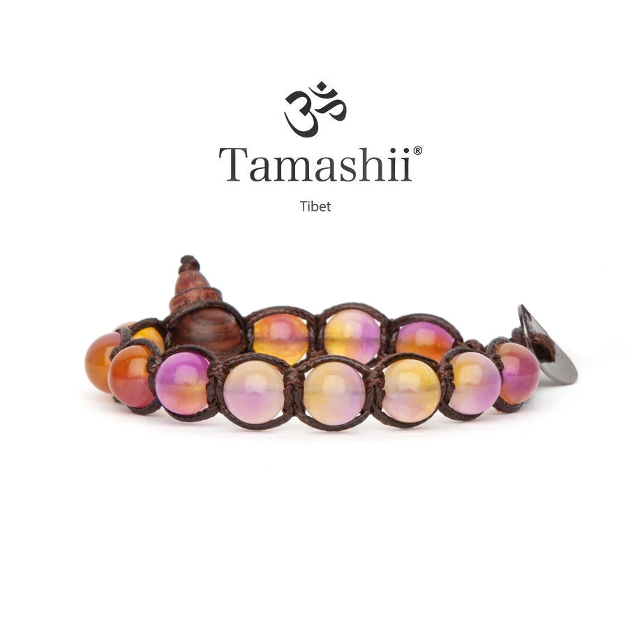 Bracciale Tamashii BHS900-287 in quarzo giallo da sogno