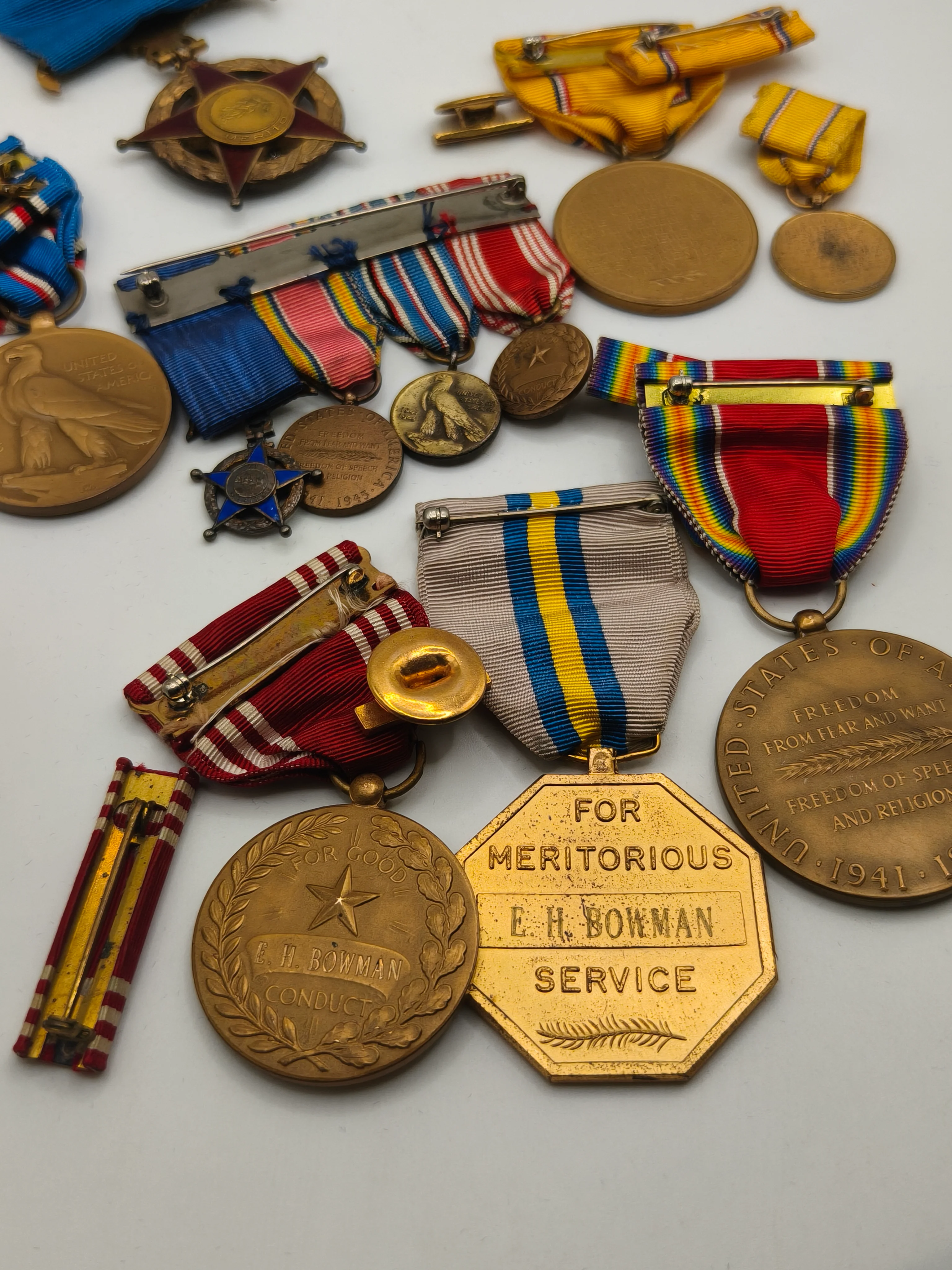 Lote medallas veterano IIWW. USA