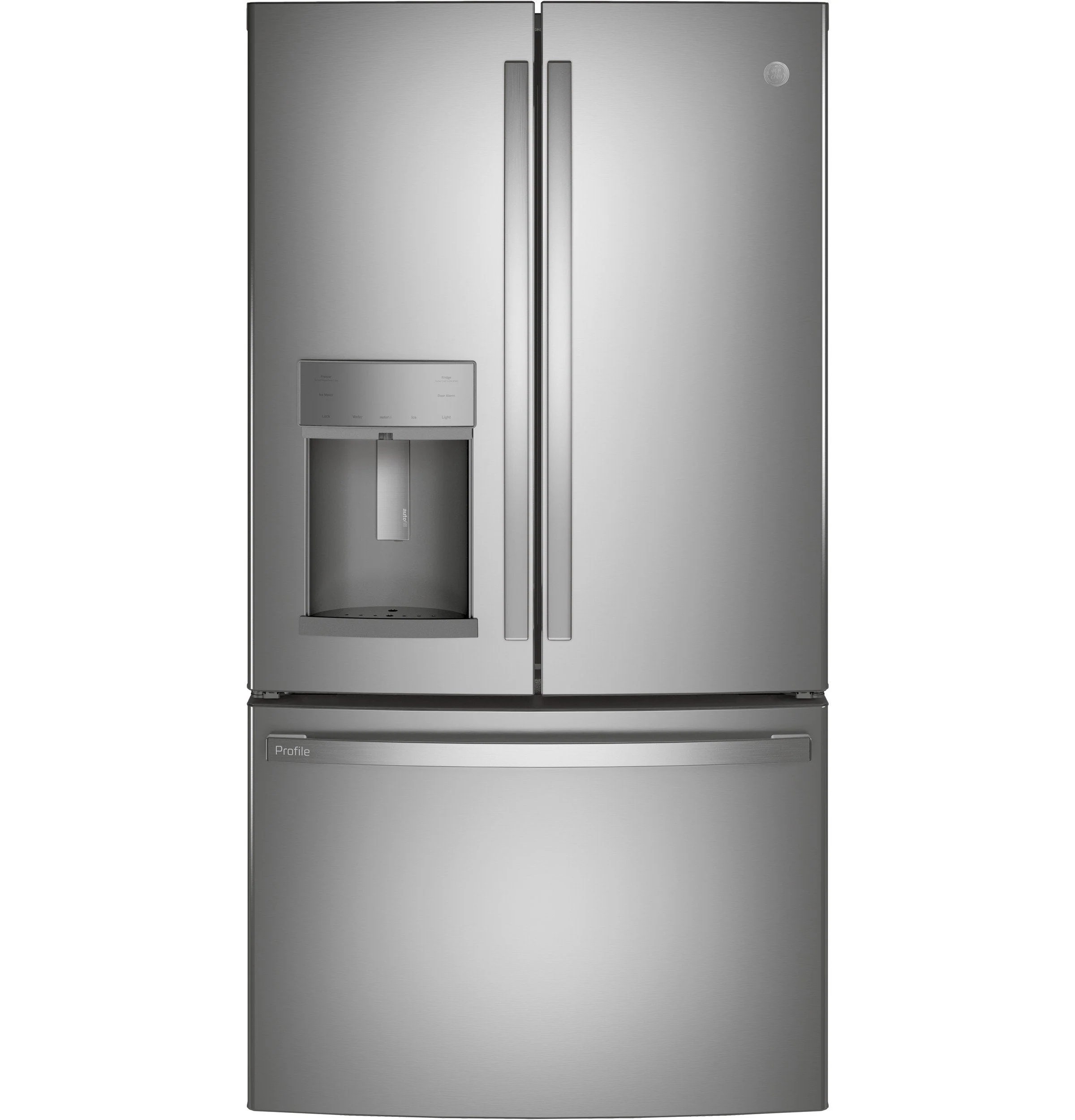 2025 GE ProfileTM Series ENERGY STAR® 27.7 Cu. Ft. Fingerprint Resistant French-Door Refrigerator with Hands-Free AutoFill