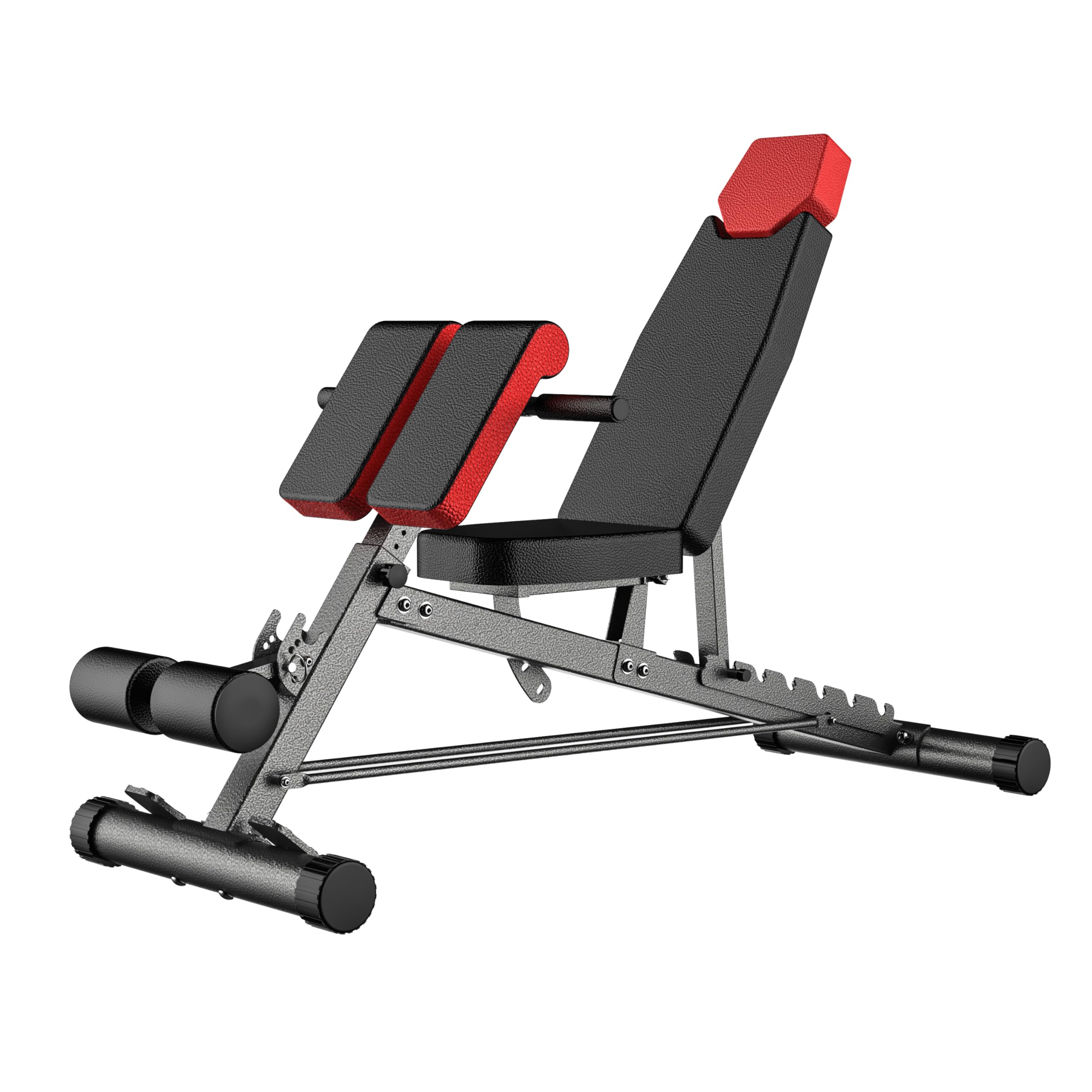 Finer Form Multifunktionale verstellbare FID Hantelbank mit Roman Chair für Heimstudio und Ganzkörpertraining
