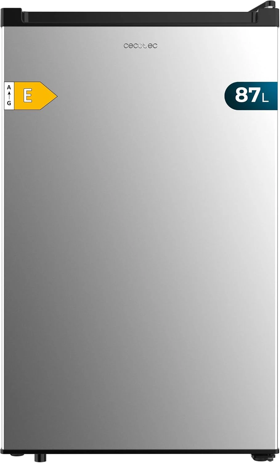 Cecotec Vertikaler Tisch-Gefrierschrank, 87L Bolero CoolMarket TF 87 Inox. 83,6 cm Höhe und 50,6 cm Breite, niedriger Energieverbrauch
