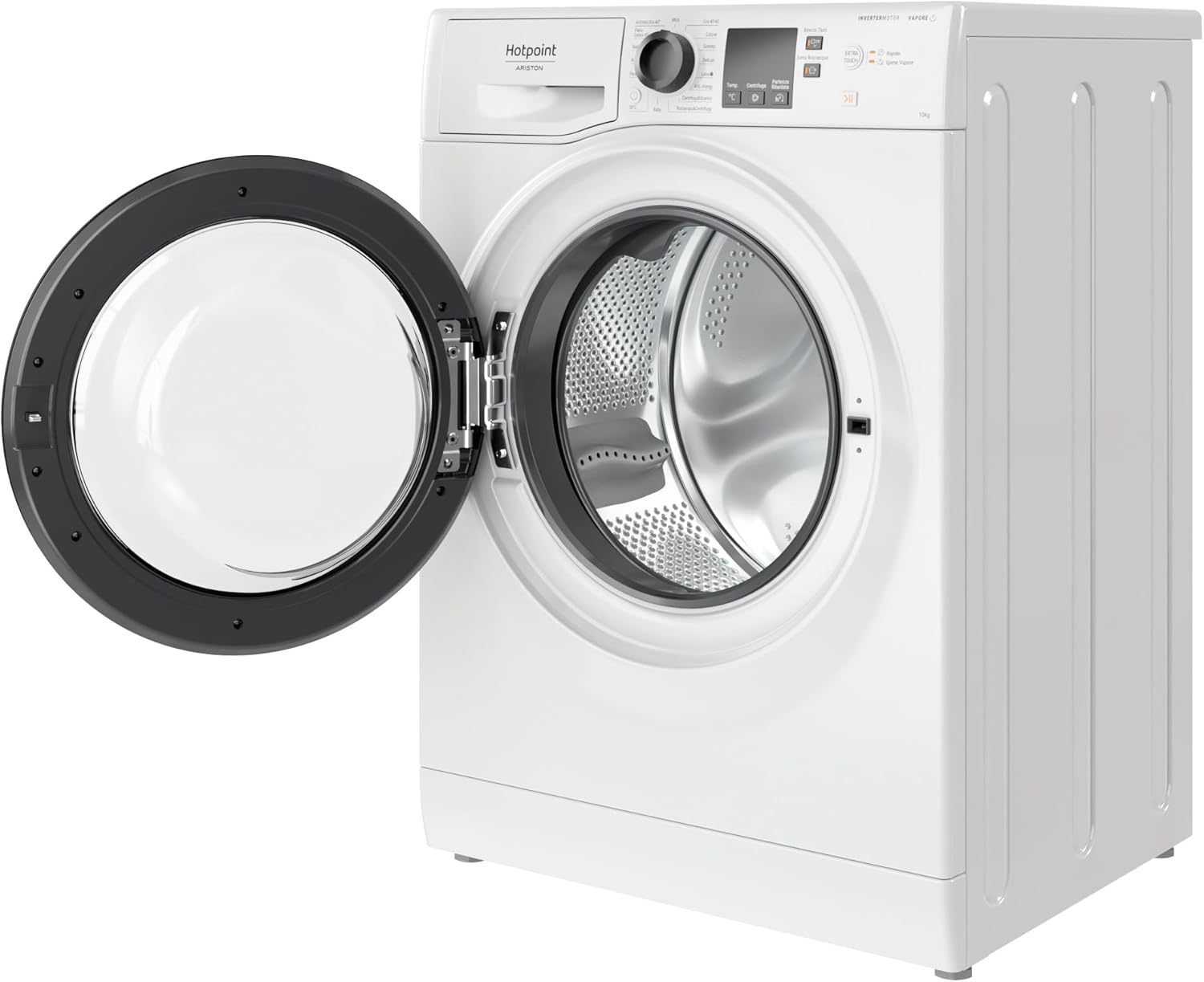 Hotpoint Ariston NF1046WK IT - Lavatrice 10kg Libera Installazione, Carica Frontale. Centrifuga 1400 Giri Al Minuto. Larghezza 59,5cm, Profondità 60,5cm, Altezza 85,0cm, Classe Energetica A