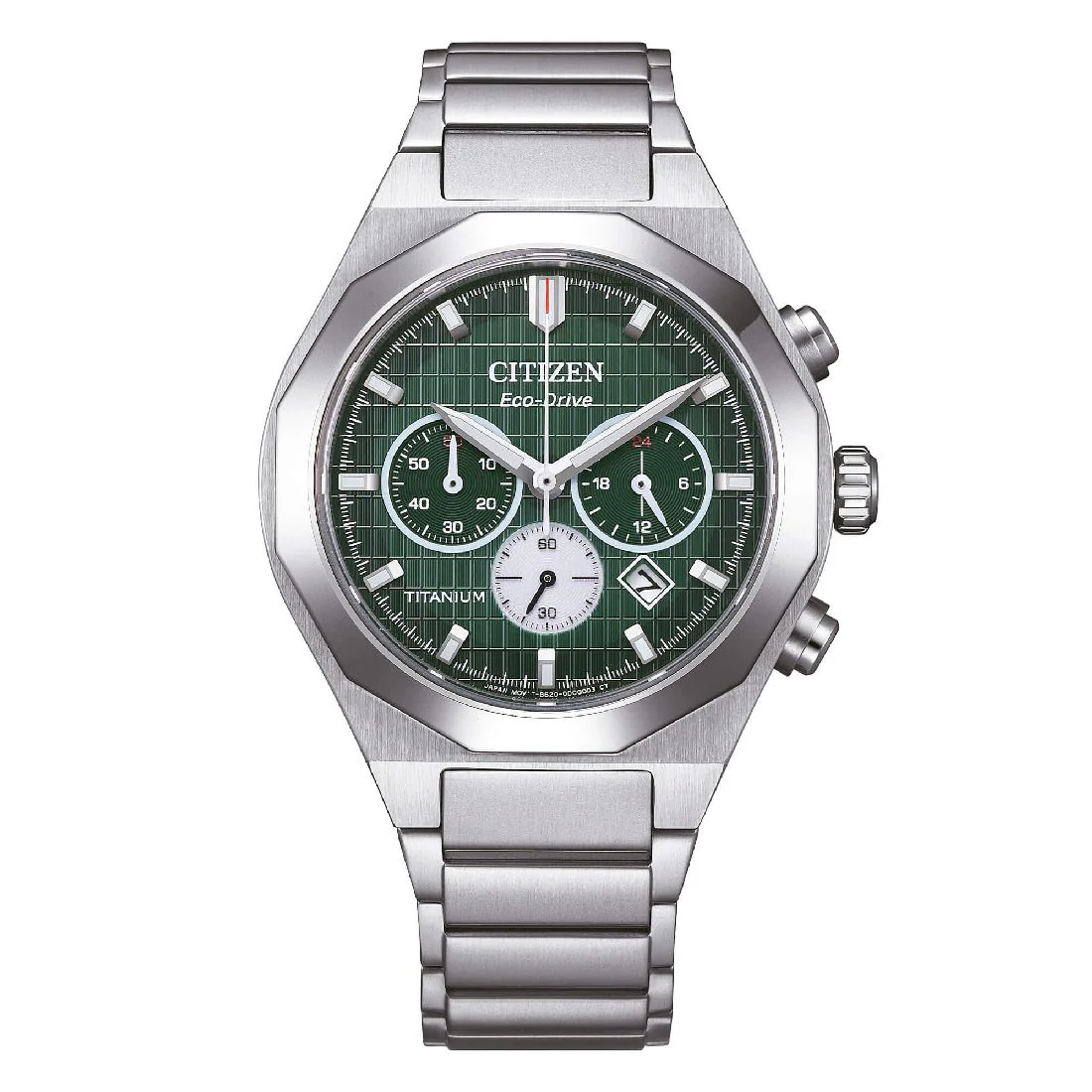 Orologio Citizen Zenshin Senkei quadrante verde CA4691-59X