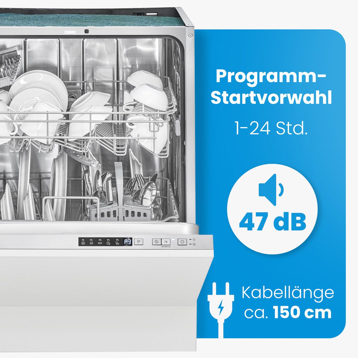 vollintegrierbarer Geschirrspüler GSPE 7421 VI