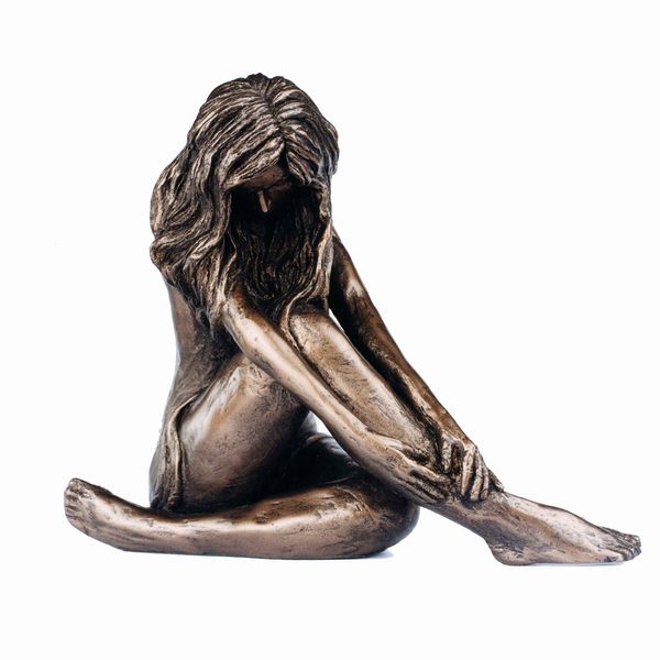 Sara �C Bronze Nude Figurine by Bryan Collins (Handmade in the UK)