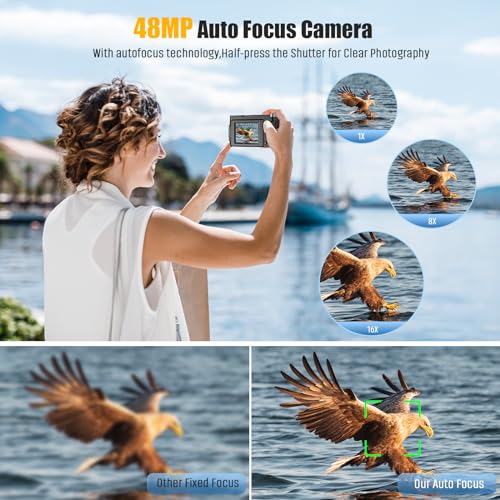 Fotocamera Oiadek Autofocus Caricabatterie Adolescenti