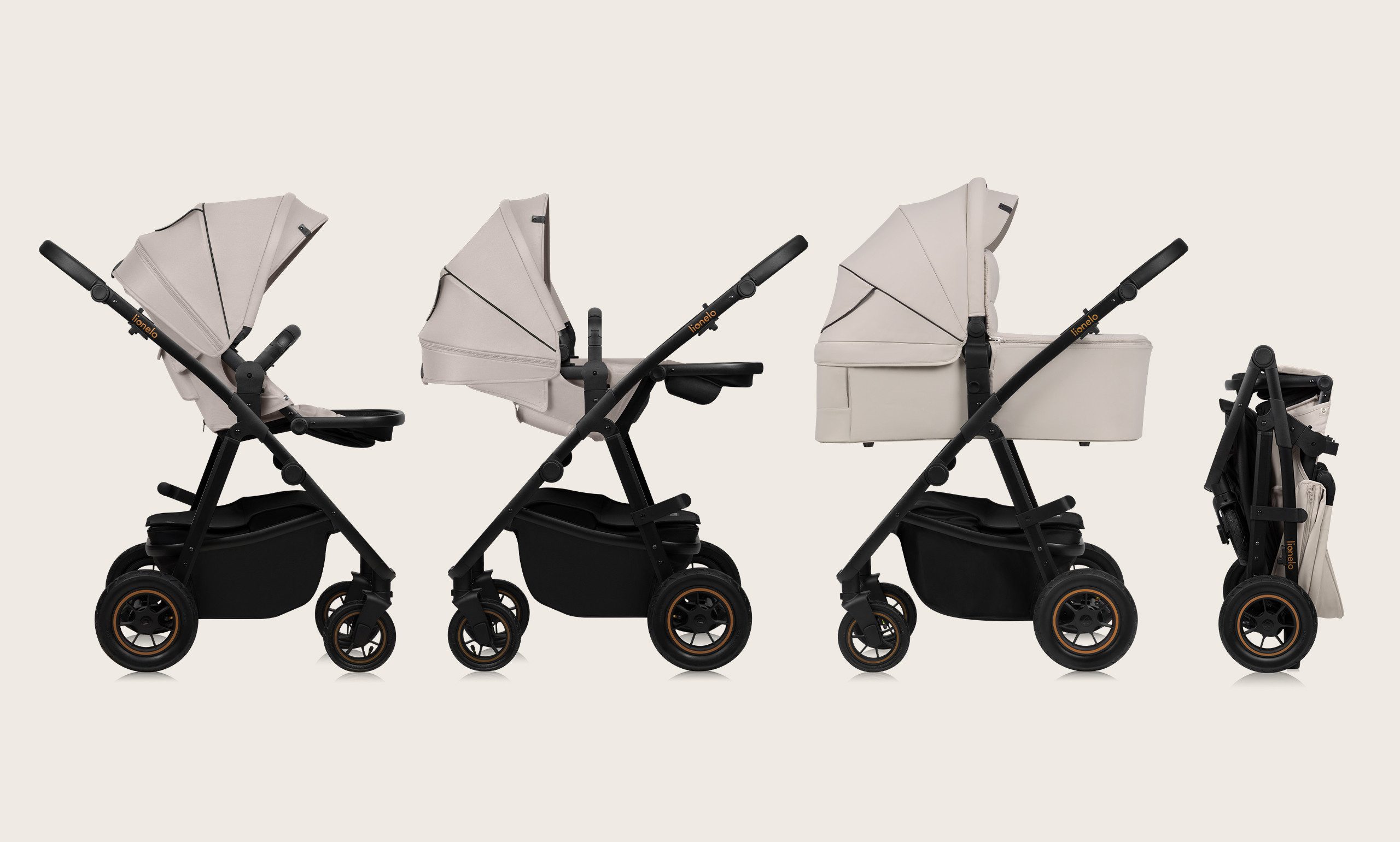 Kombi-Kinderwagen AMBER PLUS 2IN1