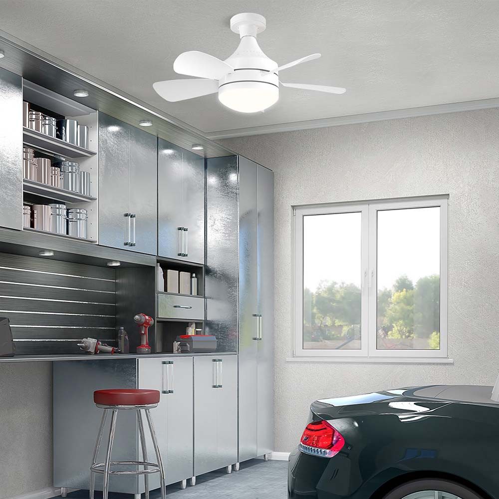 Deckenventilator Ventilator Licht,Sockel Mini-Deckenventilator mit Licht,2000 lm